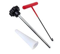Valve Stem Installation Tool - Iron Rubber 251g, Tire Valve Remover Tool Set | Car Valves Puller Kit With Hook Nozzle, Nylon Upper Nozzle, Valves Stem Repair Tools For All Tire Types