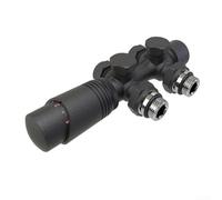 Valve thermostatique en laiton pour des applications de chauffage domestique fiables (noir)