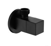 Valve triangulaire robuste fabriquée à partir de cuivre pur assurant une performance durable dans les salles de bains (noir)
