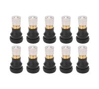 Valve Tubeless, Embout De Gonflage, Pack de 10 Trottinette électrique Pneu Tubeless 2 cm de Long Embout Gonflage Pneu Voiture Valve Tubeless pour Trottinette électrique Valve à Vide