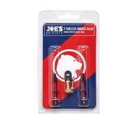 Joe S Tubeless Alloy Frech Presta Valves Rouge 36 mm Red