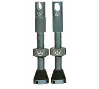 Peaty's x Chris King Valve tubeless Presta MK2 Aluminium 7075, clé à rayons intégrée Argenté 42 mm