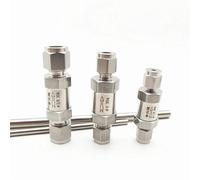 Valve unidirectionnelle à Double virole en acier inoxydable 304, 6MM 8MM 10MM, Tube d'instrument, manchon de carte Hexagonal, clapet anti-retour(45293)