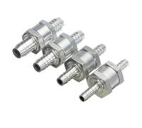 Valve unidirectionnelle en alliage d'aluminium, 6/8/10/12/14/16mm, 6 tailles, clapet anti-retour de carburant adapté au carburateur(10mm)