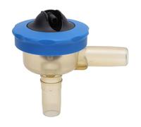 Valve - Vide Laitière en PSU, Vanne Globe avec Capteur de Flux, Bleue, Durable et Hygiénique - Contrôle Précis du Débit, Installation Facile pour Exploitation Laitière (bleue)