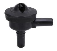 Valve - Vide Laitière en PSU, Vanne Globe avec Capteur de Flux, Bleue, Durable et Hygiénique - Contrôle Précis du Débit, Installation Facile pour Exploitation Laitière (Tout noir)