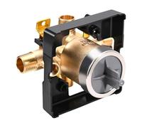 Valves de baignoire et de douche de rechange pour salle de bain - Vanne de douche universelle pour robinet de baignoire, kit de garniture de robinet de salle de bain - inverseur dissimulé