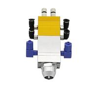 Valves de distribution manuelles pneumatiques for colle liquide double à commande manuelle(1 to 1)