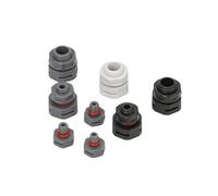 Valves de ventilation étanches Bouchon de ventilation étanche à vis, soupape d'échappement automatique IP68 en nylon respirant, décompression d'air(M12,GREY_20PCS)