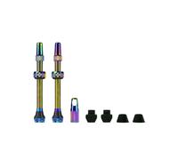 Valves Pour Pneu Sans Chambre À Air - Paire De 2 - Alu - 60mm - Iridescent - Muc-Off