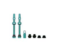 Valves Pour Pneu Sans Chambre À Air - Paire De 2 - Alu - 60mm - Turquoise - Muc-Off