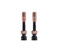 Bbb Al Valve Corecap Tubeless Valves 2 Units Doré 80 mm Bronze