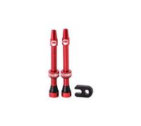 Cushcore Presta Tubeless Valves Rouge 55 mm Red