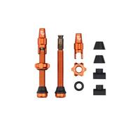 Valves tubeless wolf tooth avec clik valve orange