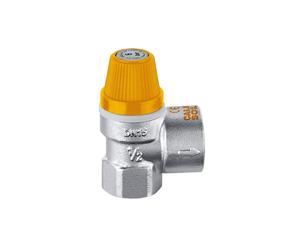 Valvola di sicurezza Solar per impianti solari D1/2 F 6 bar 50 kW Caleffi 253046