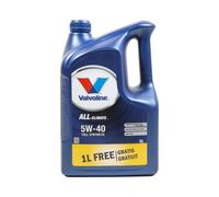VALVOLINE - Huile moteur essence/diesel 5L 5W40 (ALL-CLIMATE) - Réf. 887913