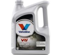 Valvoline Huile moteur VR1 5W-50 Huile synthétique Huile ACEA A3/B3 A3/B4 API SL Racing 4 L