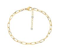 VAMA FASHIONS 18K Gold Plated Adjustable Paperclip Chain Anklet Leg Toes Layered Ankle Anti Tarnish Payal Chains Foot Bracelet Jewelley For Women