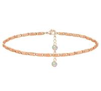 VAMA FASHIONS Trendy Adjustable Rosegold Anklet Leg Chain Toes Foot Double Layered Anklets Payal Chains For Women