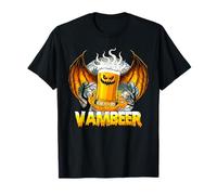 Vambeer. Amusant Halloween fantôme Vampire bière Design Amusant T-Shirt
