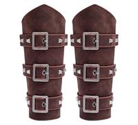 Vambrace Protège-bras pour homme, bracelet médiéval pour tir à l'arc en cuir synthétique, brassard médiéval pour costume médiéval, brassard pour tir à l'arc, Refer to description, Similicuir, Unisexe