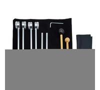 Vamend 128 Hz - Alliage d'aluminium, 8.46, ensemble de diapasons Vibrations plus profondes | Diapasons thérapeutiques, thérapie vibratoire pour méditation, yoga, bains sonores, reiki, détente