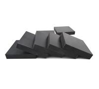 VAMIUR Bloc en Caoutchouc Industriel Noir, Joint D'amortissement Élastique Antidérapant, Coussinet Antichoc 50x50mm 100x100mm 150x150mm 200x200mm, 1 Pièce (Size : 50X50X10mm)