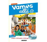 Vamos allá 4e - Cycle 4, 2eme année - Espagnol LV2 (A1, A1+) - Coffret 2 CD audio + 1 DVD