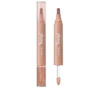 Pupa Vamp! Marker Duo Rouge à lèvres + gloss à l'acide hyaluronique 3 en 1 pour définir, remplir et colorer, contour des lèvres - Disponible en 9 couleurs (001 Watery Nude)
