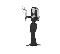 Vampira - Figurine Toony Vampira Terrors Silver Screen Edition 15 Cm