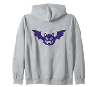 Vampire au Visage de Chauve-Souris Amusant Y2K Emo Alt Streetwear Sweat à Capuche