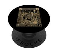 Vampire Bat Constellation Carte de Tarot Occulte Gothique PopSockets PopGrip Adhésif