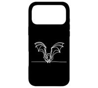 Vampire Bat Line Art Minimaliste Wildlife Drawing Coque pour iPhone 17 Pro Max