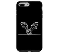 Vampire Bat Line Art Minimaliste Wildlife Drawing Coque pour iPhone 7 Plus/8 Plus