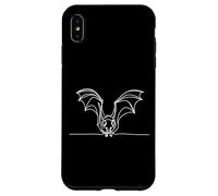 Vampire Bat Line Art Minimaliste Wildlife Drawing Coque pour iPhone XS Max