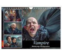 Vampire - Blutdurstige Nachtgestalten (Wandkalender 2027 DIN A4 quer), CALVENDO Monatskalender: Die mystische Welt der Vampire