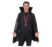 Vampire Cape Adultes Noir 114cm Long Gothique Accessoire Déguisement