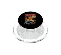 Vampire Chat tigré Drakula Vampur Morsure Main drôle Halloween PopSockets PopGrip pour MagSafe