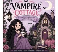 Vampire Cottage: A Cute & Cozy Coloring Book Filled with Charming Female Vampires, Black Cats, Cozy Cottages, Magical Gardens, Baking, Tea Time, and Cottagecore Adventures