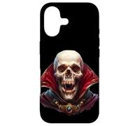 Vampire Count Skeleton Face Graphic for Halloween Goth Skull Coque pour iPhone 17