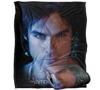 Vampire Diaries Damon Eyes Plaid Ultra Doux au Toucher Soyeux - 152 x 127 cm