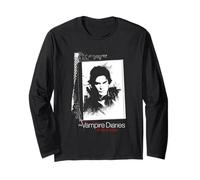 Vampire Diaries Damon In Frame Manche Longue