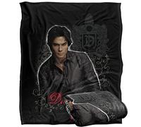 Vampire Diaries Damon Plaid ultra doux au toucher soyeux - 152 x 127 cm