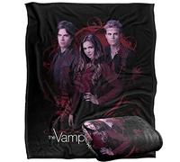VAMPIRE DIARIES Damon Somerhalder, Elena Dobrev, Stefan Wesley Couverture Ultra Douce au Toucher, 152 x 127 cm
