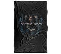 Vampire Diaries Hearts Desire Plaid Ultra Doux au Toucher Soyeux - 91 x 147 cm