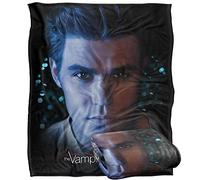 VAMPIRE DIARIES Plaid Super Doux au Toucher Doux Stefan Wesley 152 x 127 cm