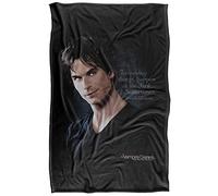 Vampire Diaries Sometimes Plaid Ultra Doux au Toucher Soyeux - 91 x 147 cm