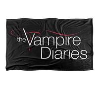Vampire Diaries Tvd Logo Plaid Ultra Doux au Toucher Soyeux - 91 x 147 cm