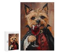 Vampire Dog with Wine Glass -1 Puzzle 1000 Pièces Educa Jouet en Bois Cadeau Unique Décoration Intérieure Jeu Éducatif Challenge Toy Adultes Et Enfants À Partir De 14 Ans 300 PCS