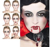 Vampire Kit Maquillage Fx Dracula Peinture Visage Déguisement Halloween Neuf